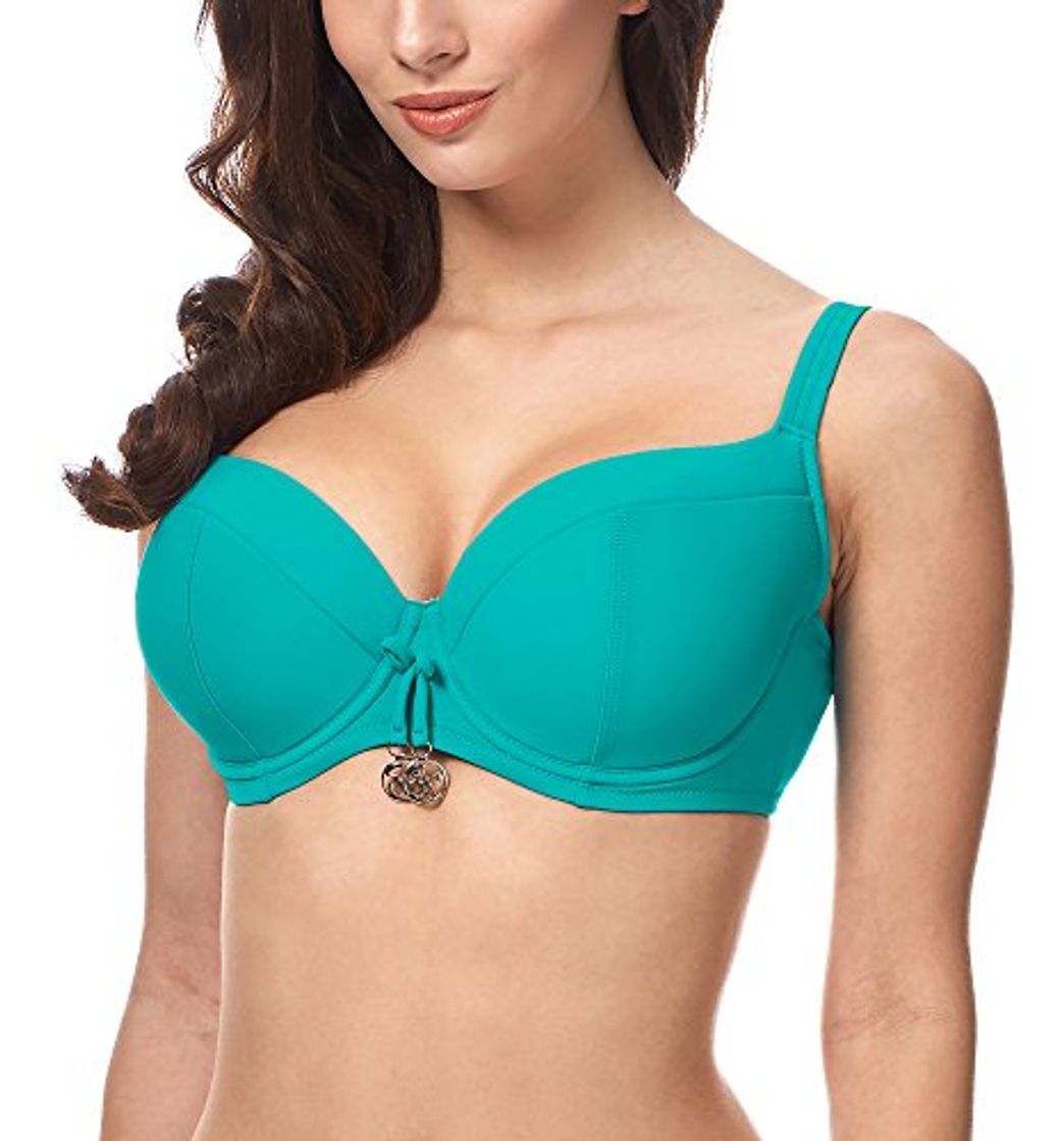 Fashion Merry Style Sujetador Push-up Parte de Arriba Bikini Top Traje de Baño