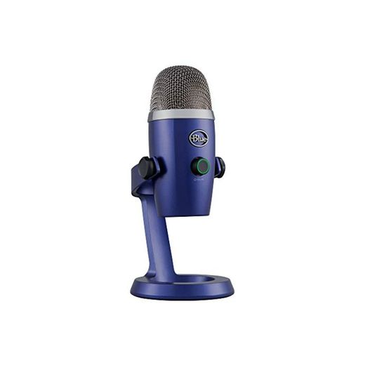 Blue Microphones Yeti Nano - Micrófono USB de condensador profesional con múltiples