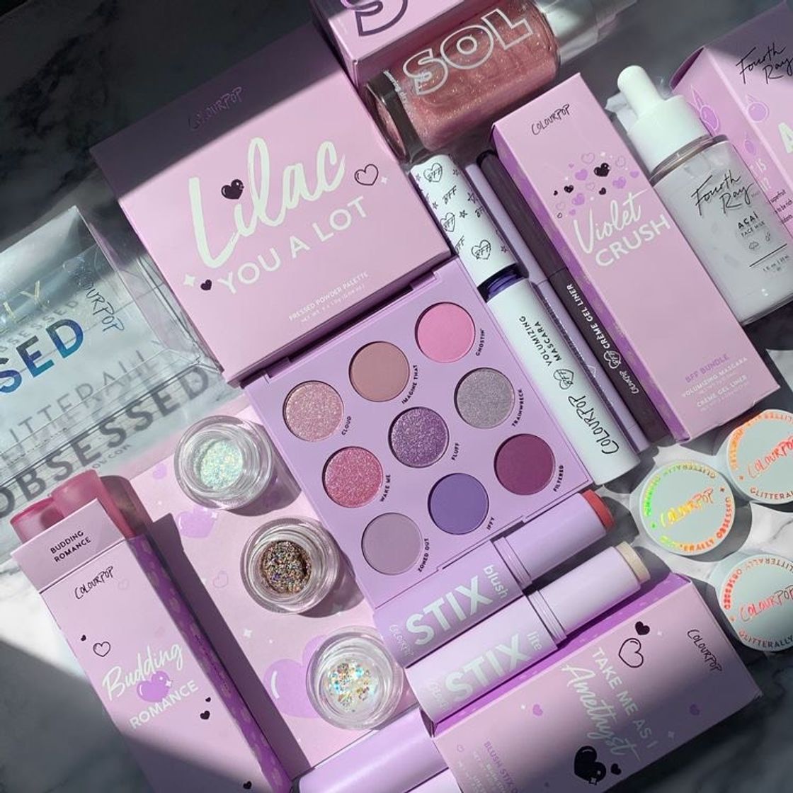 Productos Lilac Makeup