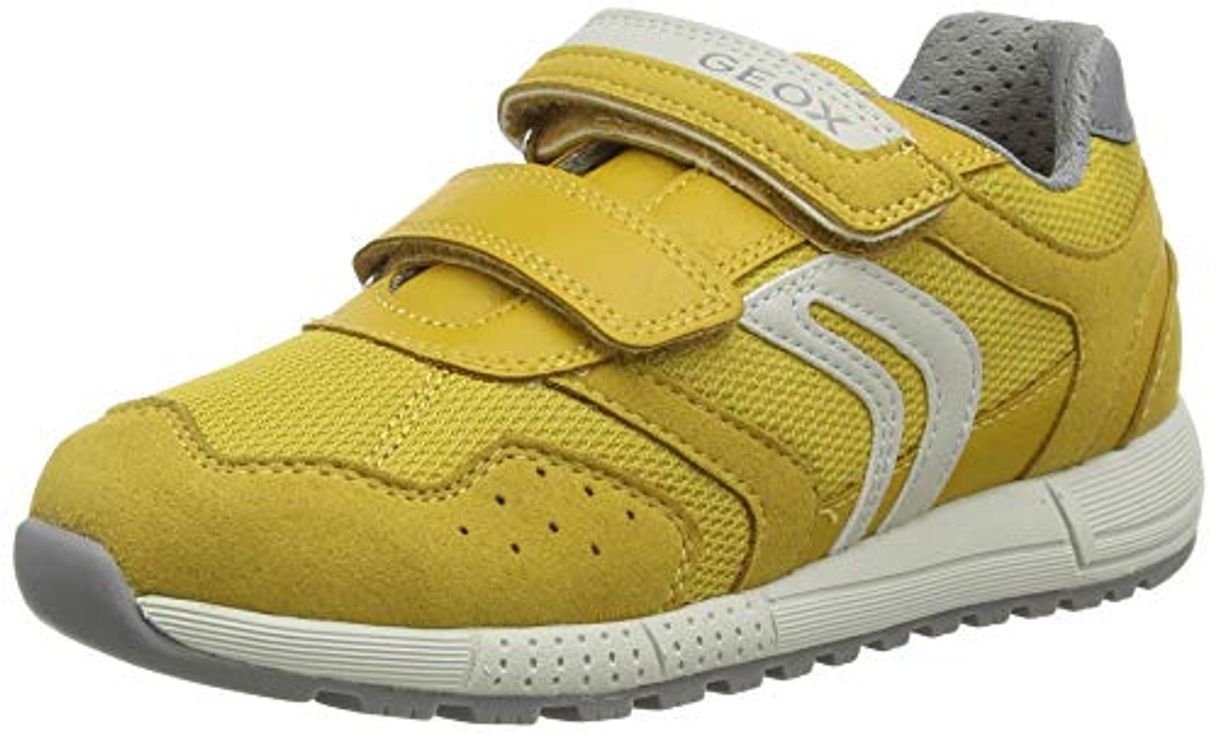 Social Geox J Alben Boy C, Zapatillas para Niños, Amarillo