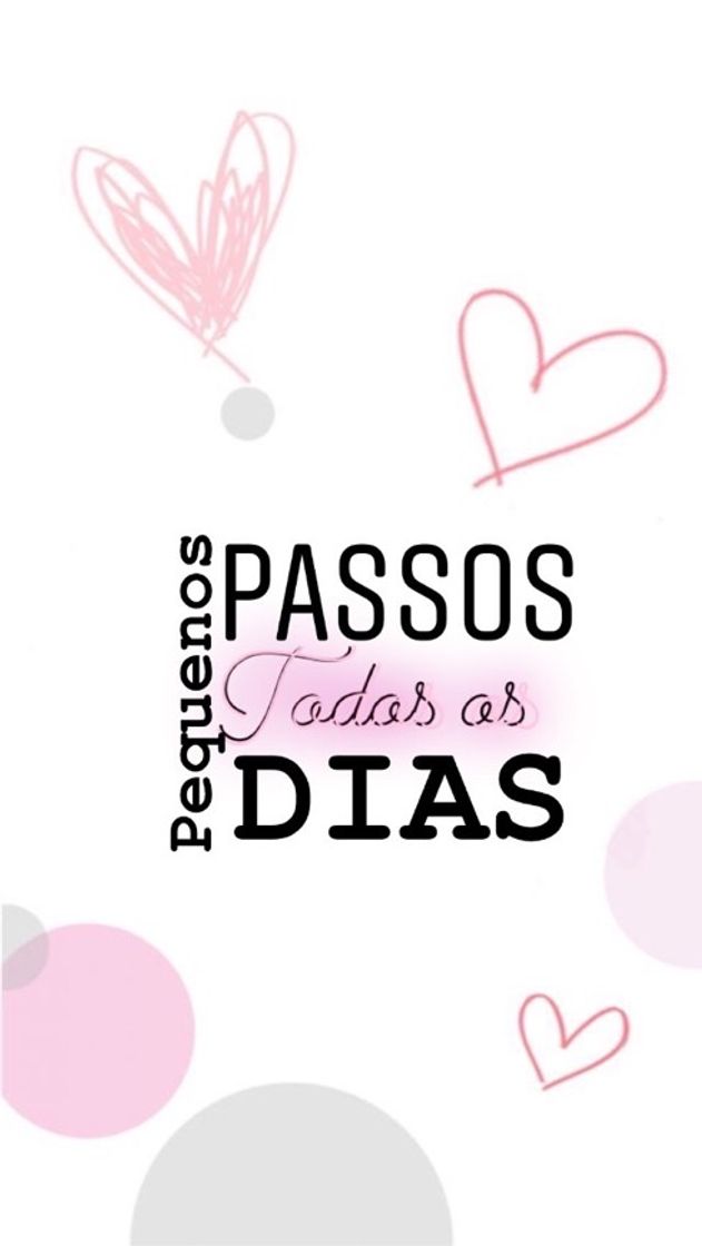 Moda Pequenos passos todos os dias 