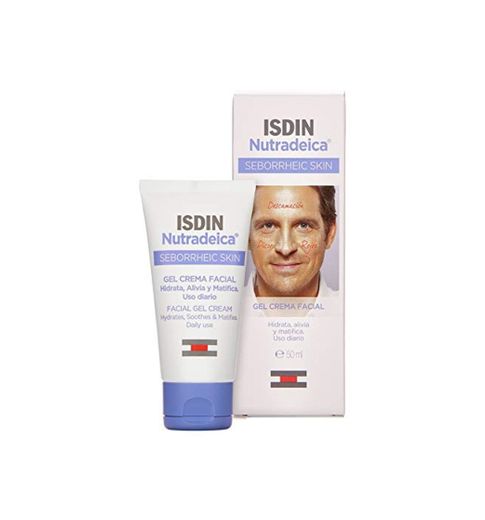 ISDIN Nutradeica, Gel Crema Facial para Pieles Seborreicas