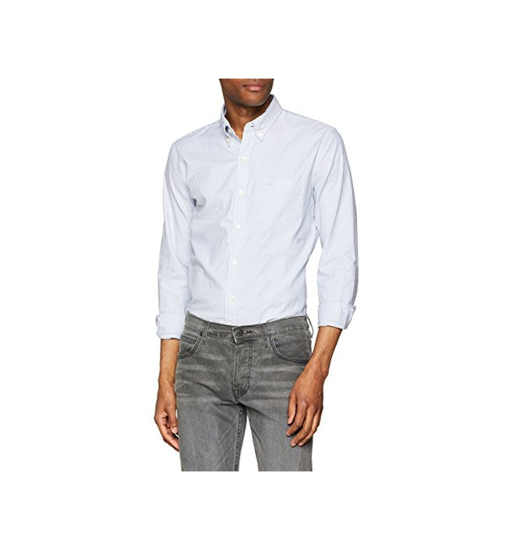 Moda dockers Stretch Oxford Shirt Camisa, Multicolor