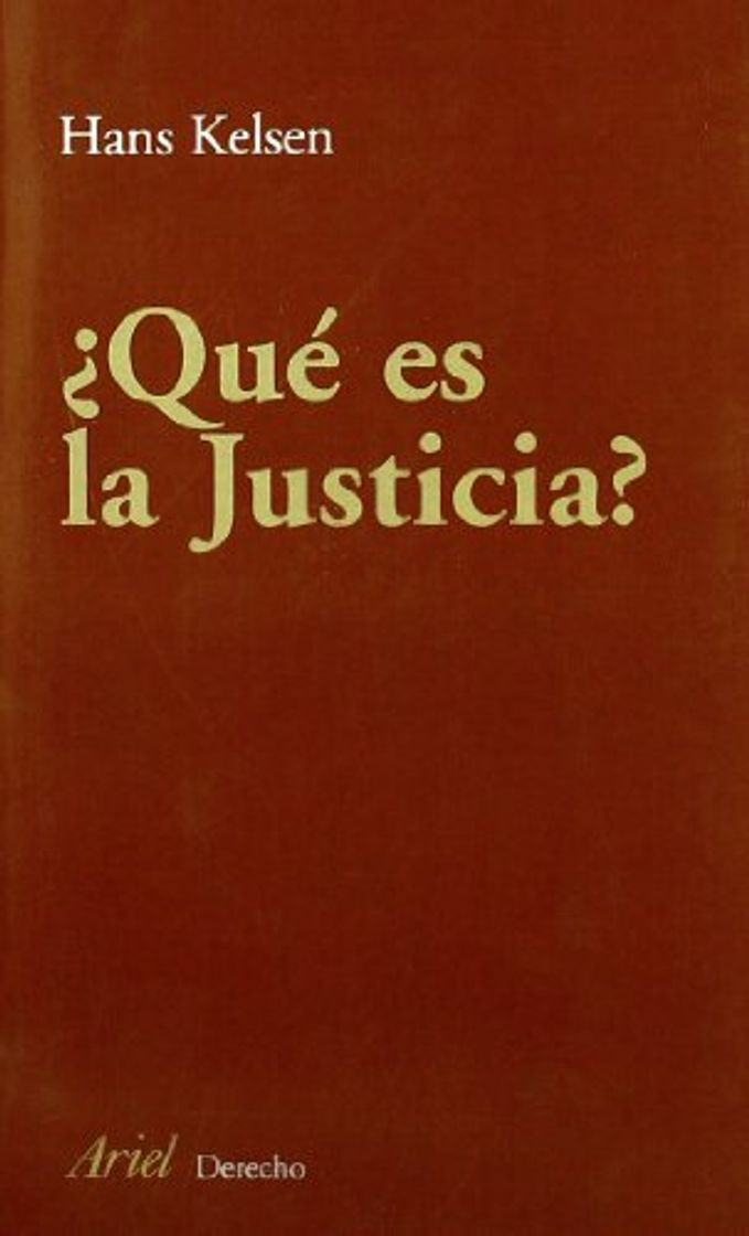 Libro ¿Qué es justicia?