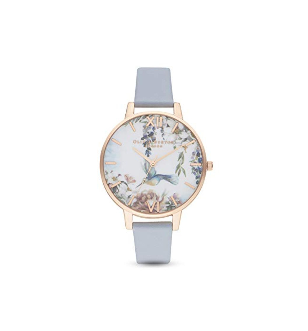 Product Olivia Burton Reloj Analógico para Mujer de Cuarzo con Correa en imitación de Cuero OB16EG146