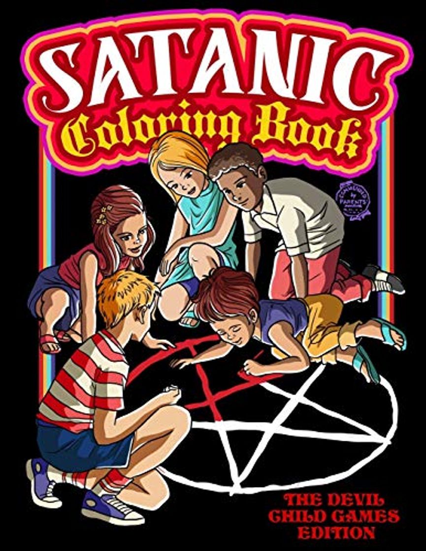 Book Satanic Coloring Book