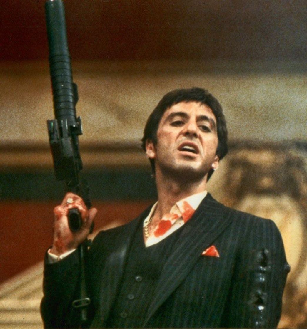 Película Scarface (cara cortada)