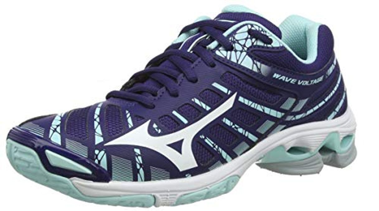 Fashion Mizuno Wave Voltage, Zapatillas de Voleibol para Mujer, Morado