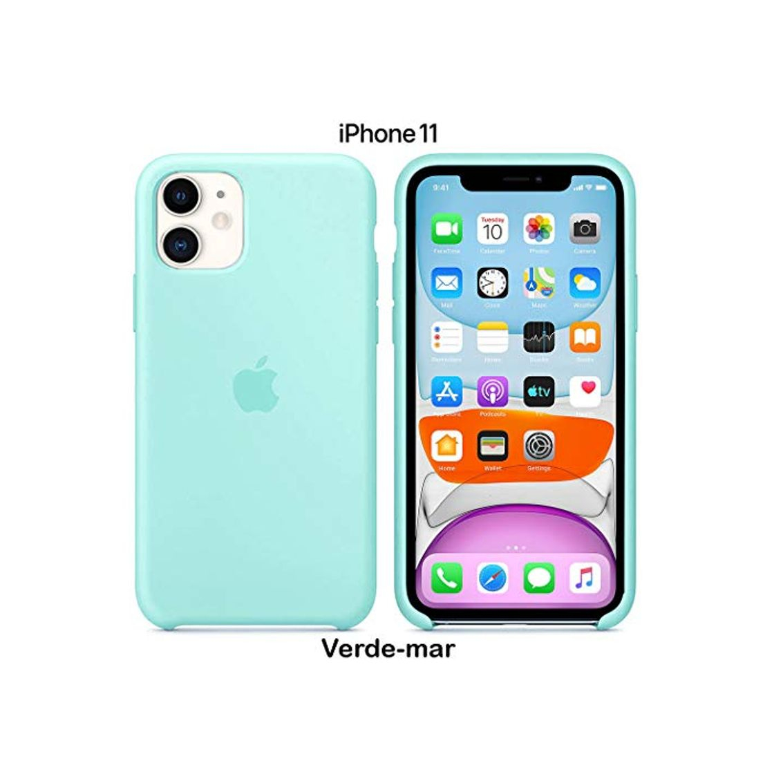 Product Funda Silicona para iPhone 11 Silicone Case, Calidad, Textura Suave, Forro Interno