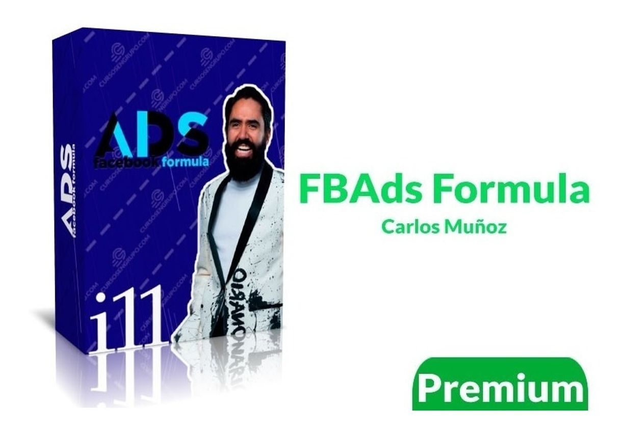 Curso FacebookAds de Carlos Muñoz. 