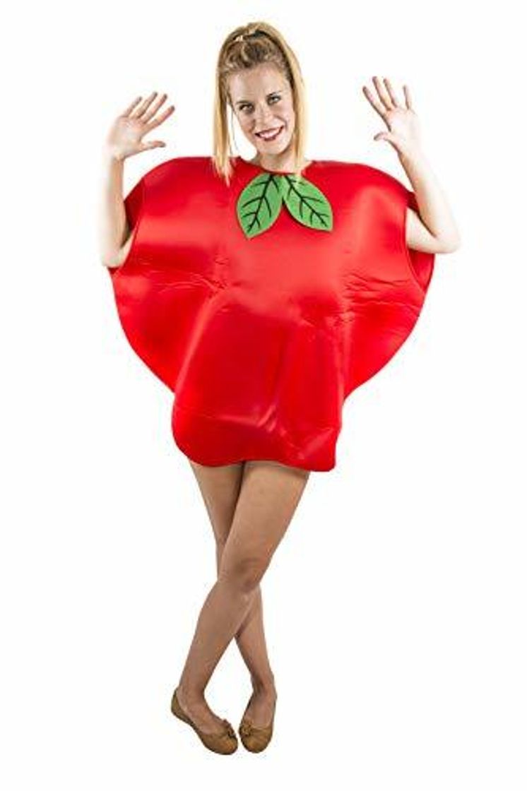Social Costumizate! Disfraz de Manzana Adulto Especial para Fiestas de Disfraces y Carnaval