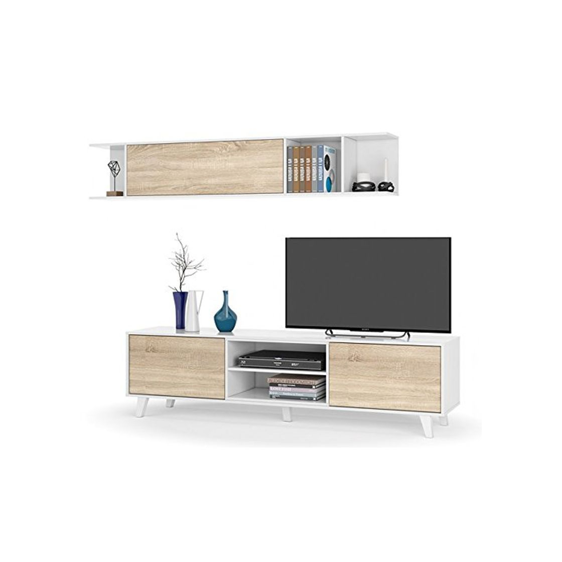 Producto Habitdesign 0F6634BO - Mueble de salón Comedor, módulo TV