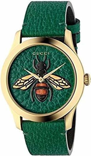Reloj Gucci G-Timeless 38mm Caso de Oro Correas Verde YA1264065