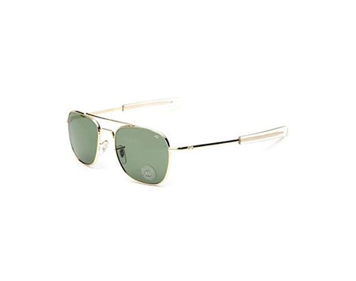 AOCCK Gafas de sol Pilot Sunglasses American Optical Glass Lens Sun Glasses