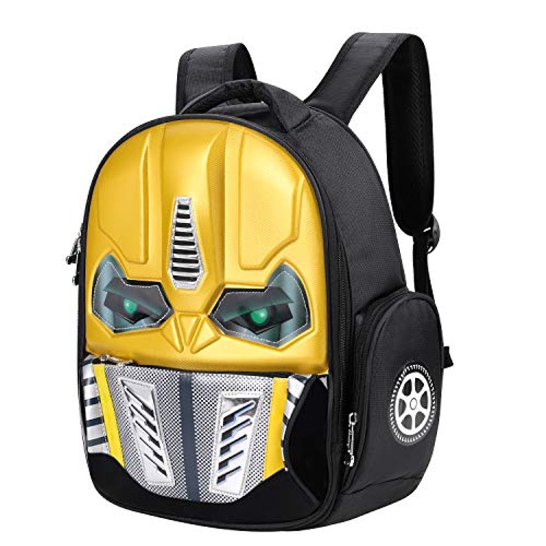 Moda Mochila para robot de niños, mochila 3D, para coche, brillante, escolar, escuela,