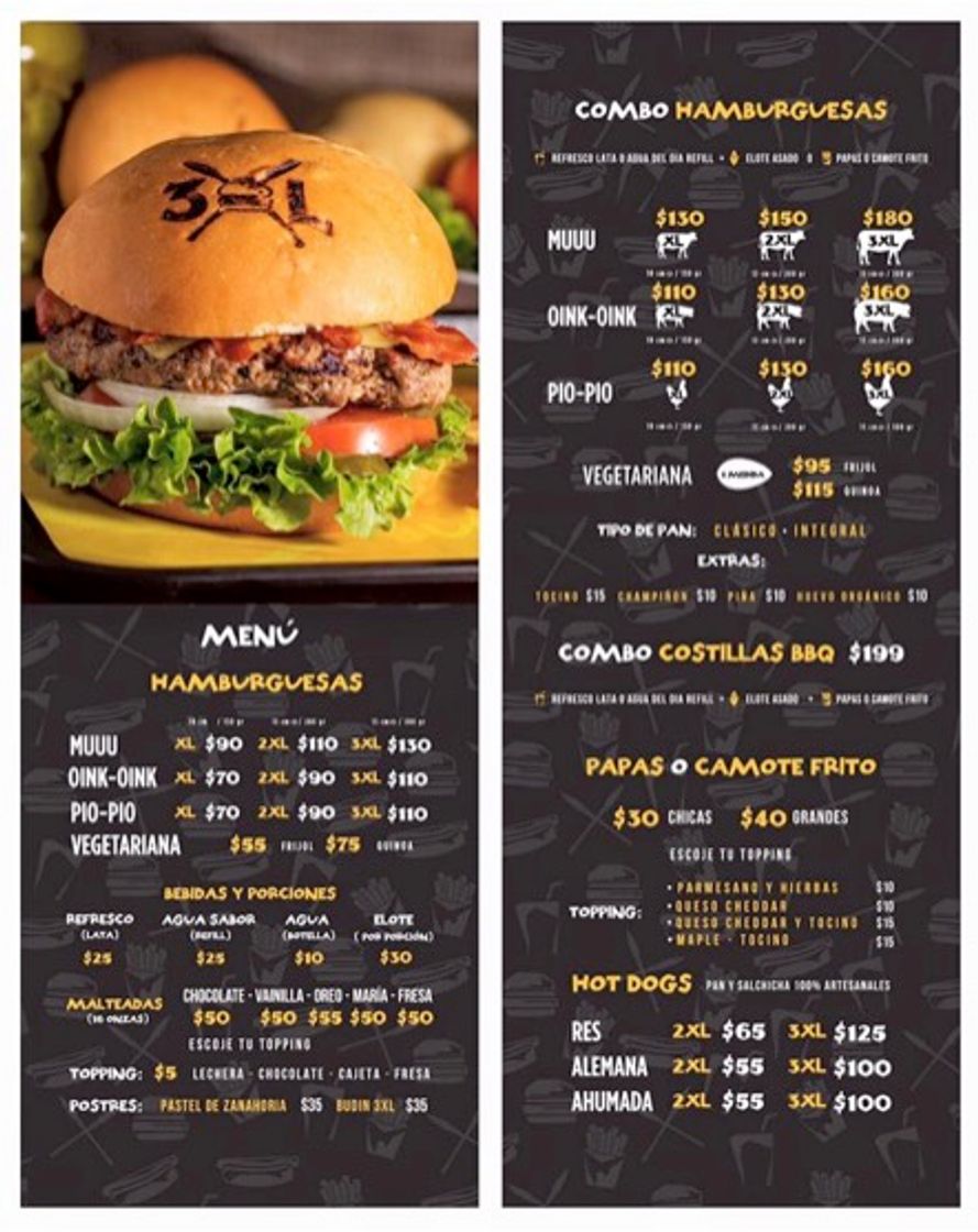 Restaurantes 3XL Burger