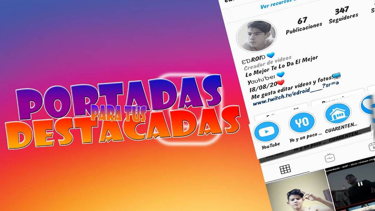 Moda COMO HACER PORTADAS PARA TUS HISTORIAS DESTACADAS