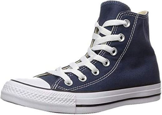 Converse Chuck Taylor All Star Hi, Zapatillas de tela Unisex, Azul