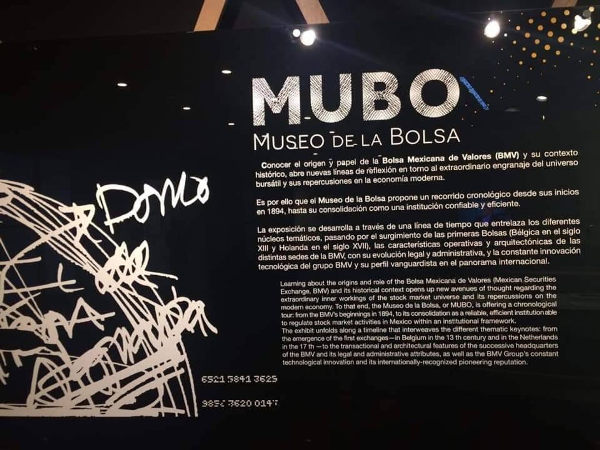 Lugar MUBO, Museo Interactivo de la Bolsa Mexicana de Valores