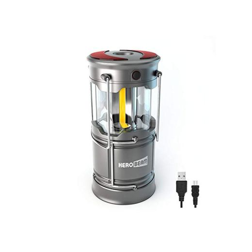 HeroBeam V3 LED Rechargeable Lantern - The Ultimate Collapsible Tough Lamp for