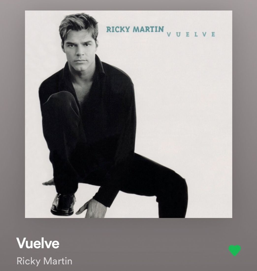 Canción Vuelve - Ricky Martin 