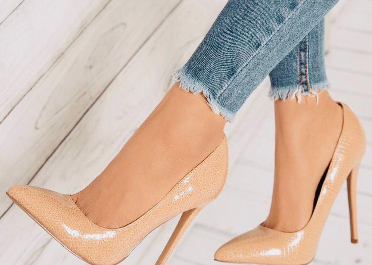 Social find. Sandalia de Tiras con Tacón Mujer, Blanco