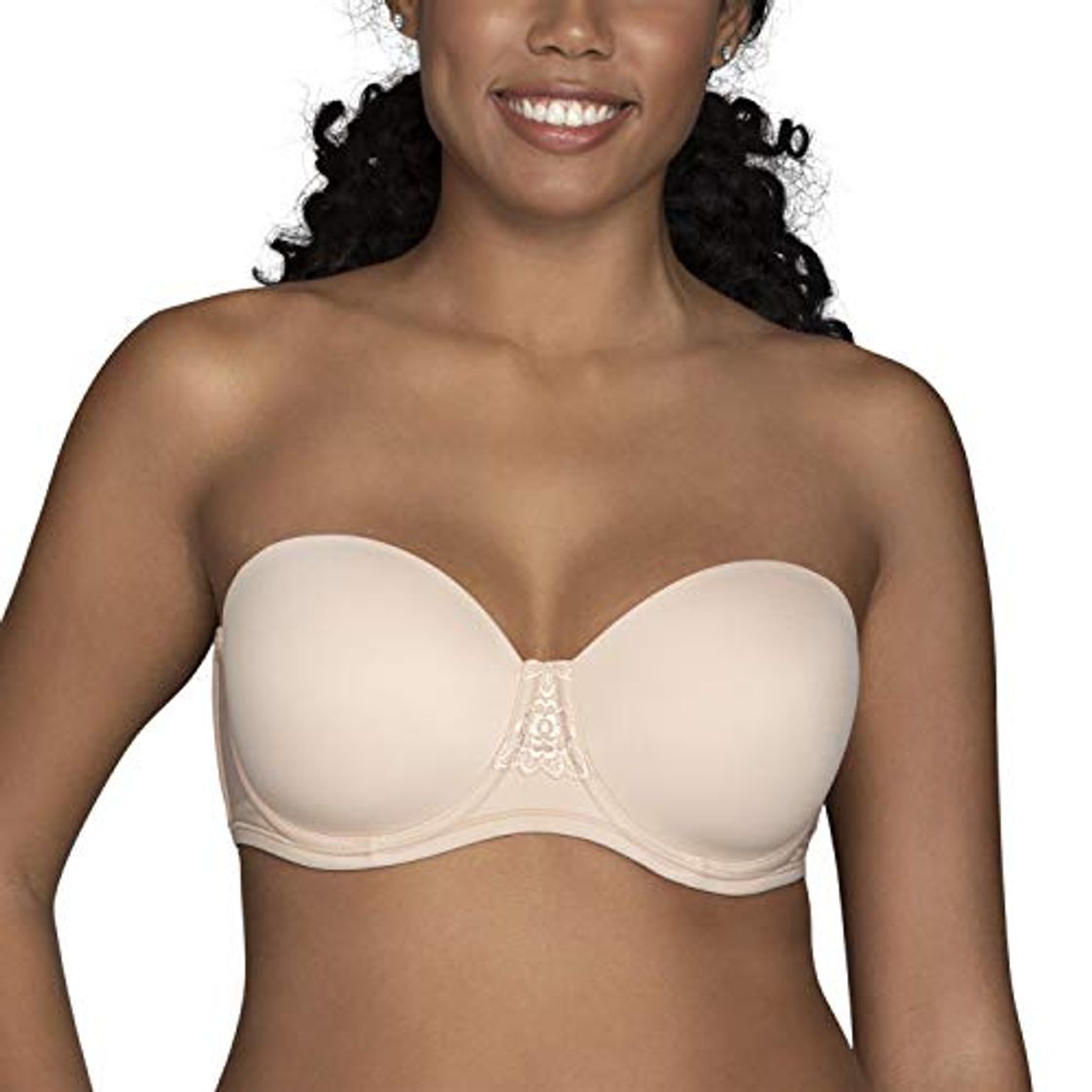 Moda Vanity Fair Women's Beauty Back Strapless Full Figure Underwire Bra 74380