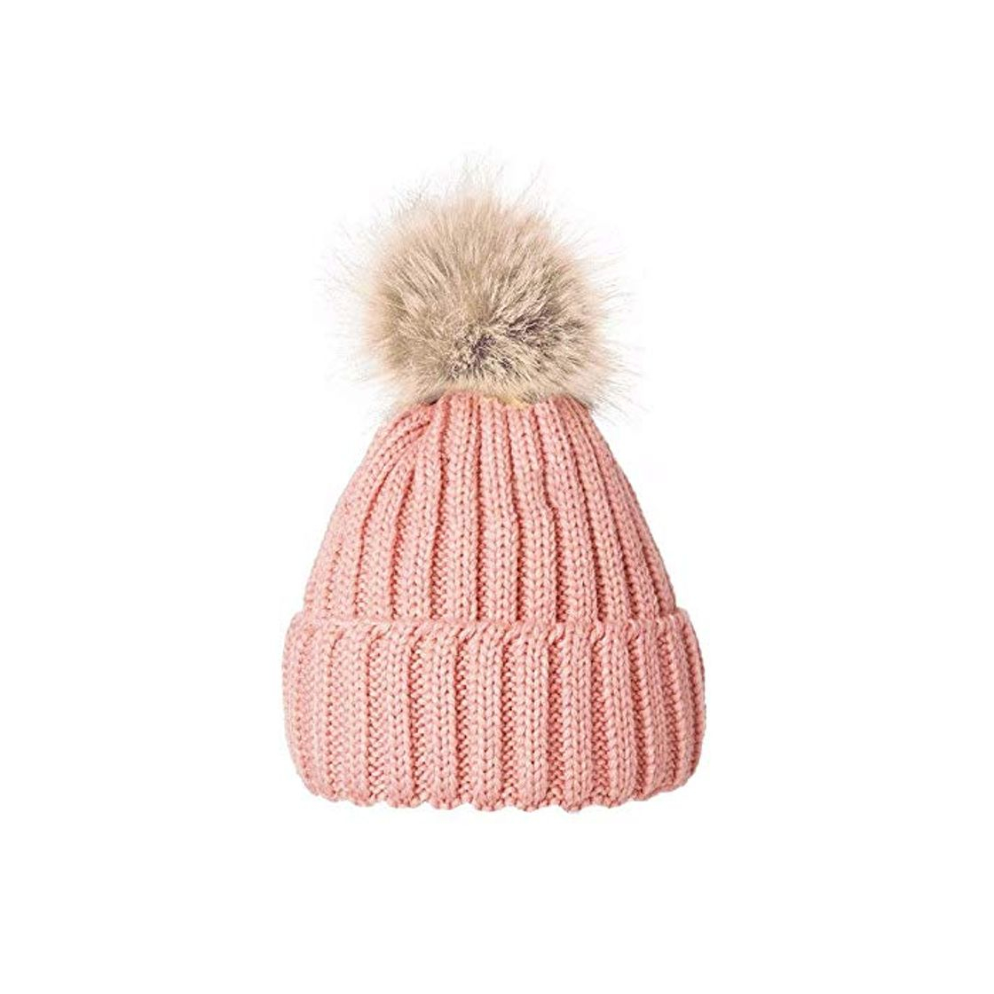 Fitness LIVERPOOL ENTERPRISES LTD Gorro Mujer de Punto con Pom Pom, para Invierno