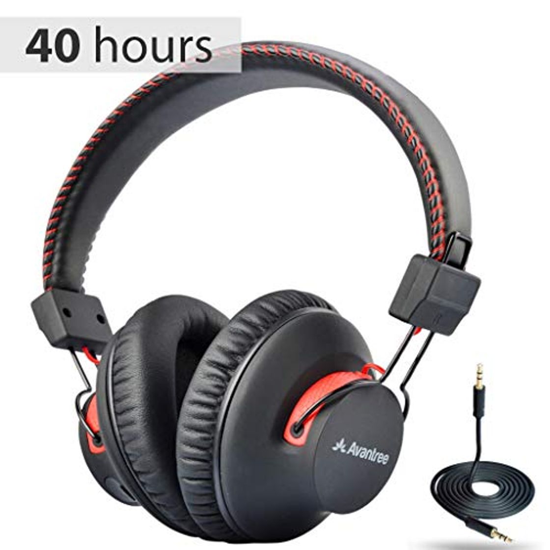 Product Avantree 40 Horas aptX Hi-Fi Auriculares Diadema Bluetooth Inalambricos para TV con