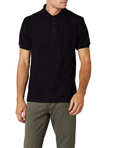 Fruit of the Loom Ss033m Polo, Negro