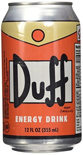Simpsons Duff Beer Energy Drink