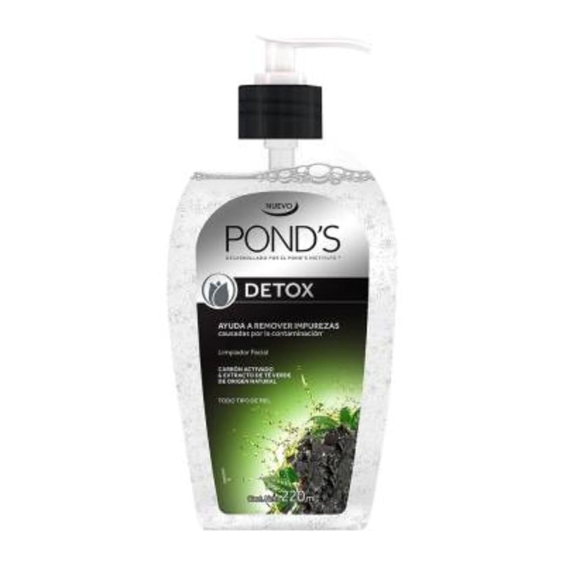 Moda Limpiador Facial Pond's Detox Carbón Activado