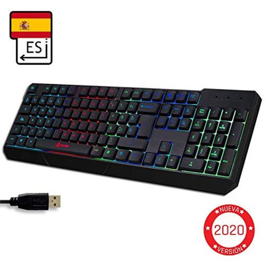 ⭐️KLIM Chroma - Teclado Gaming en ESPAÑOL - USB - Alto rendimiento