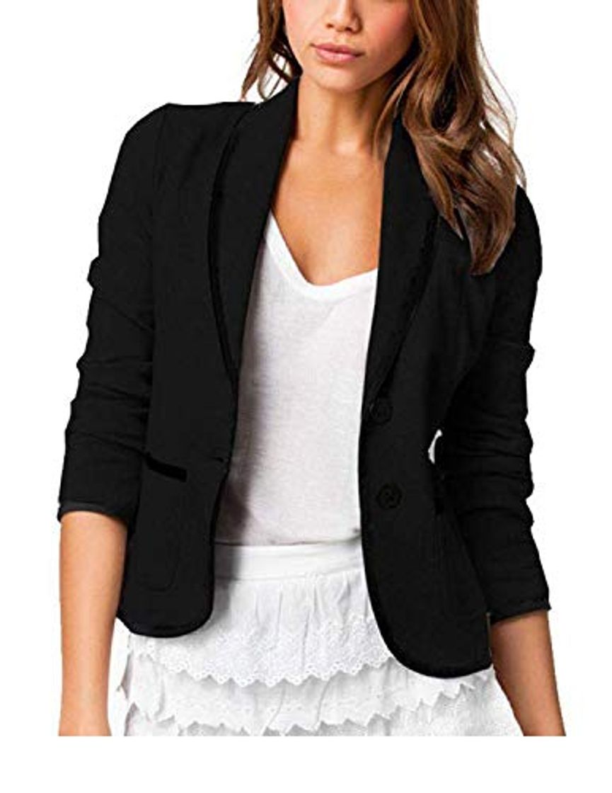 Social YIPIN Blazer Mujer Chaqueta de Traje Americanas Elegante OL Casual Otoño Slim