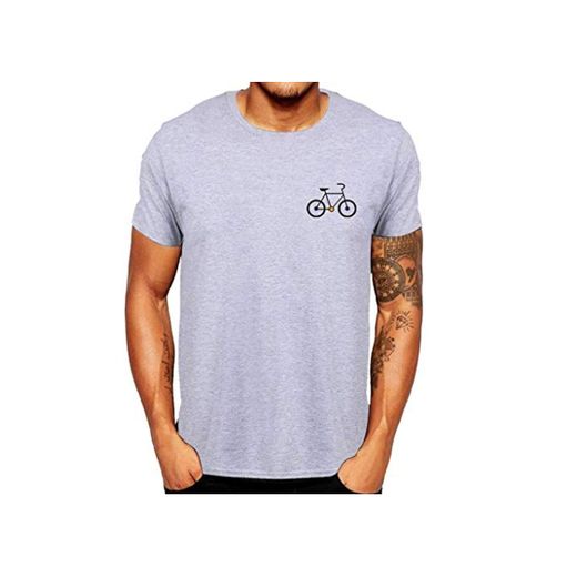 Manga Corta Camiseta Hombres Nuevo Verano Dibujos Animados Bicicleta Patrones Impresos Blusa Superior Tops Calavera 2019 Moda