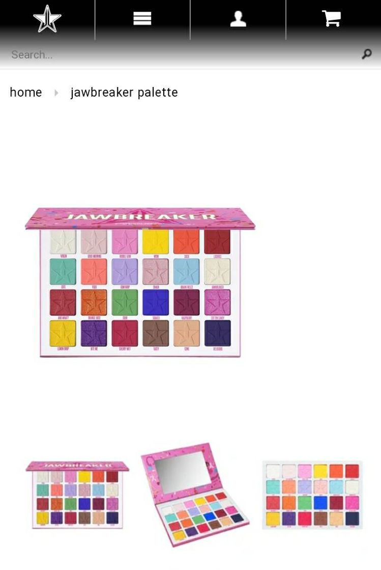 Moda Jawbreaker Palette Jeffree Star Cosmetics