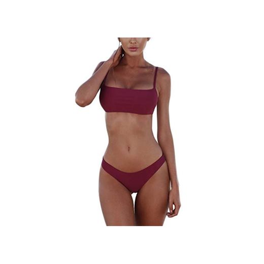 Meizas Conjuntos de Bikinis para Mujer Push Up Bikini Traje de baño