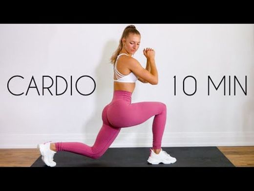 10 min NO JUMPING CARDIO FAT BURN (Apartment Friendly, Low ...