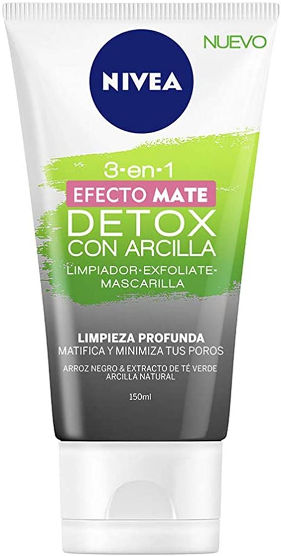 Fashion NIVEA Nivea Gel Facial 3 En 1 Efecto Mate, color Verde, 150 ml ...