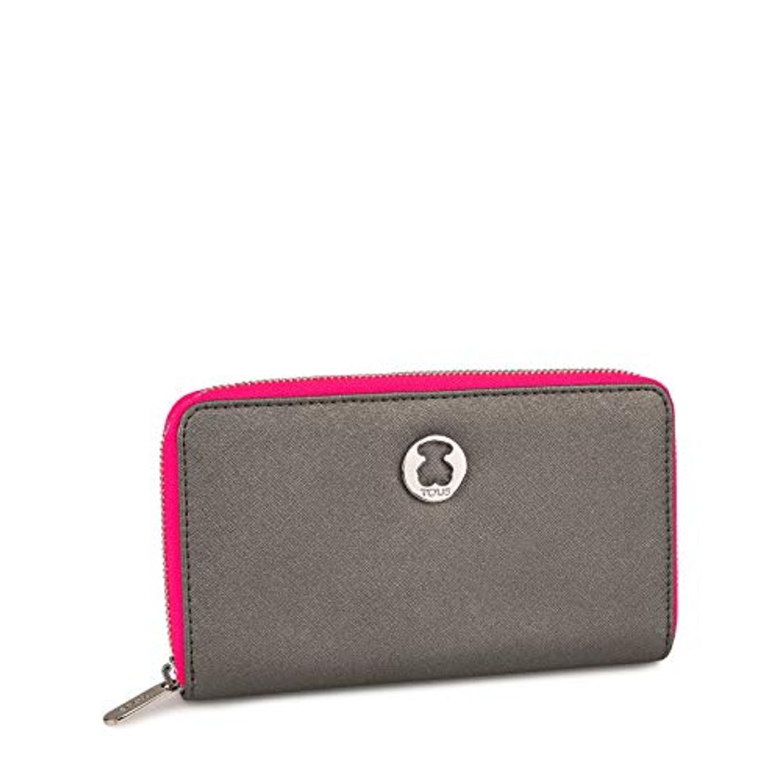 Place Tous Amanda Dubai Saf, Cartera para Mujer, Plateado