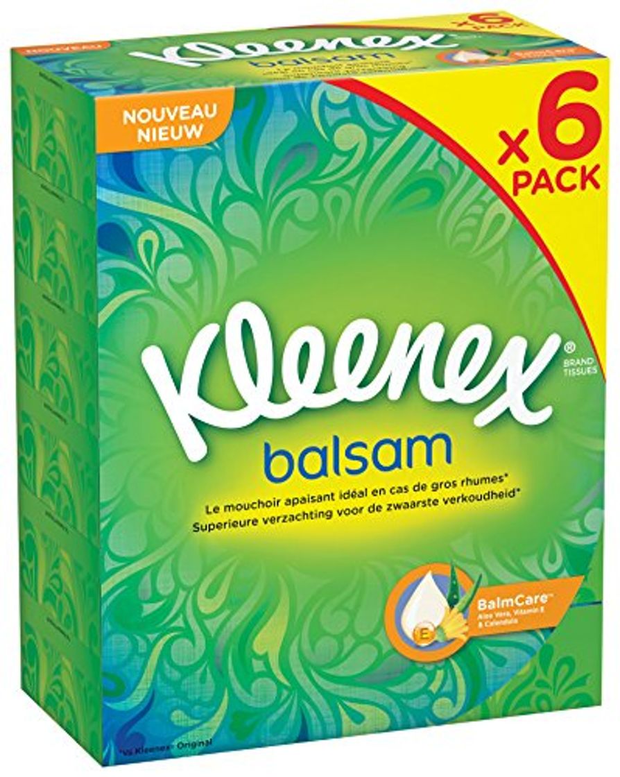 Producto Kleenex- Pañuelos de bálsamo - 80 pañuelos - Juego de 6