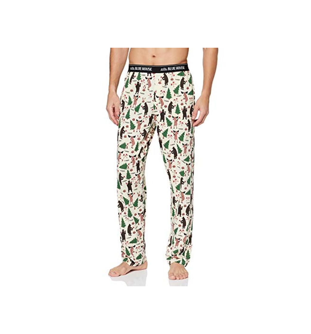 Producto Hatley Jersey Pyjama Pants Pantalones de Pijama, Blanco