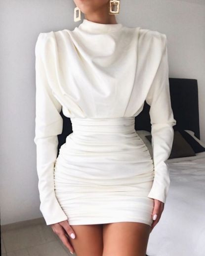 Classy White Dress