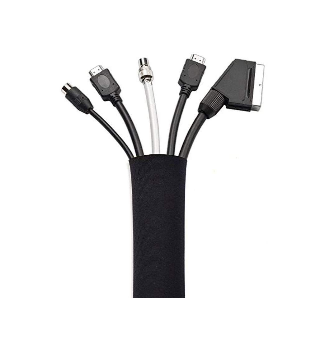 Social LTG Cable organizador de cable de alambre cubierta Manager neopreno 26 x 3