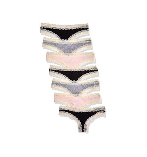 Marca Amazon - IRIS & LILLY BELK015M7 Tanga, Multicolour