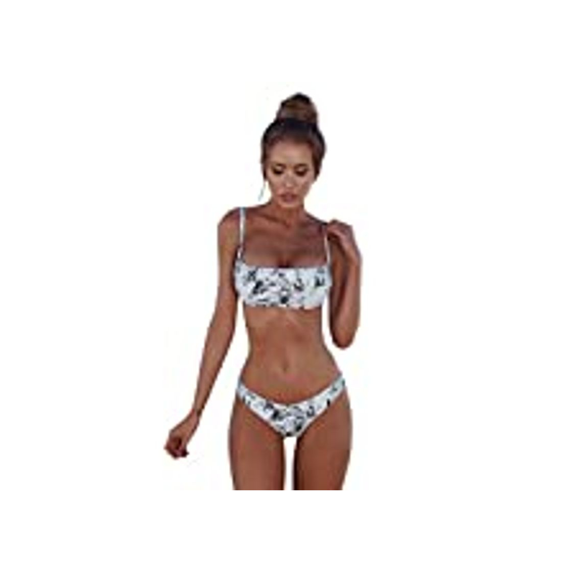 Fashion SHEKINI Mujer Ropa de Baño Dividida Bikinis Conjuntos Traje de Baño de