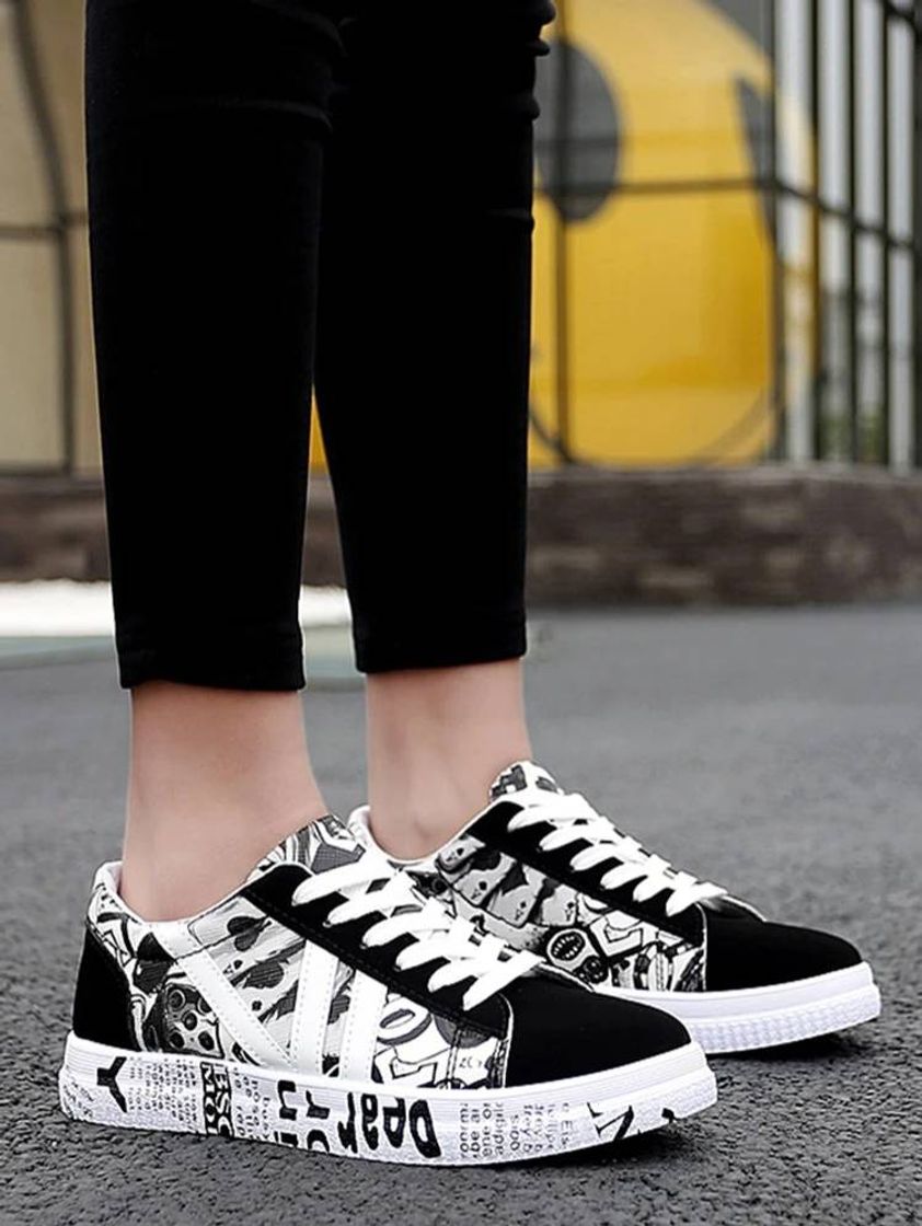 Social Zapatos de Patín de Hombres con Cordón 