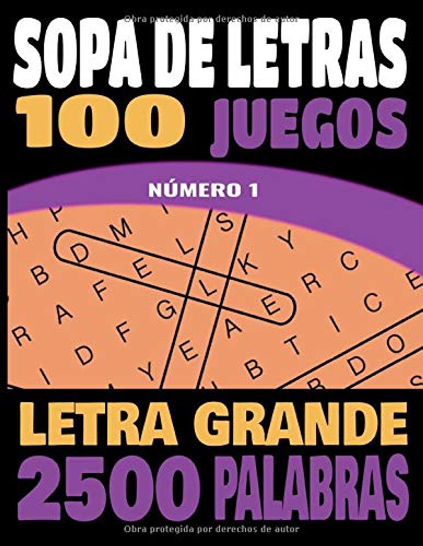 Libro SOPA DE LETRAS: Letra Grande