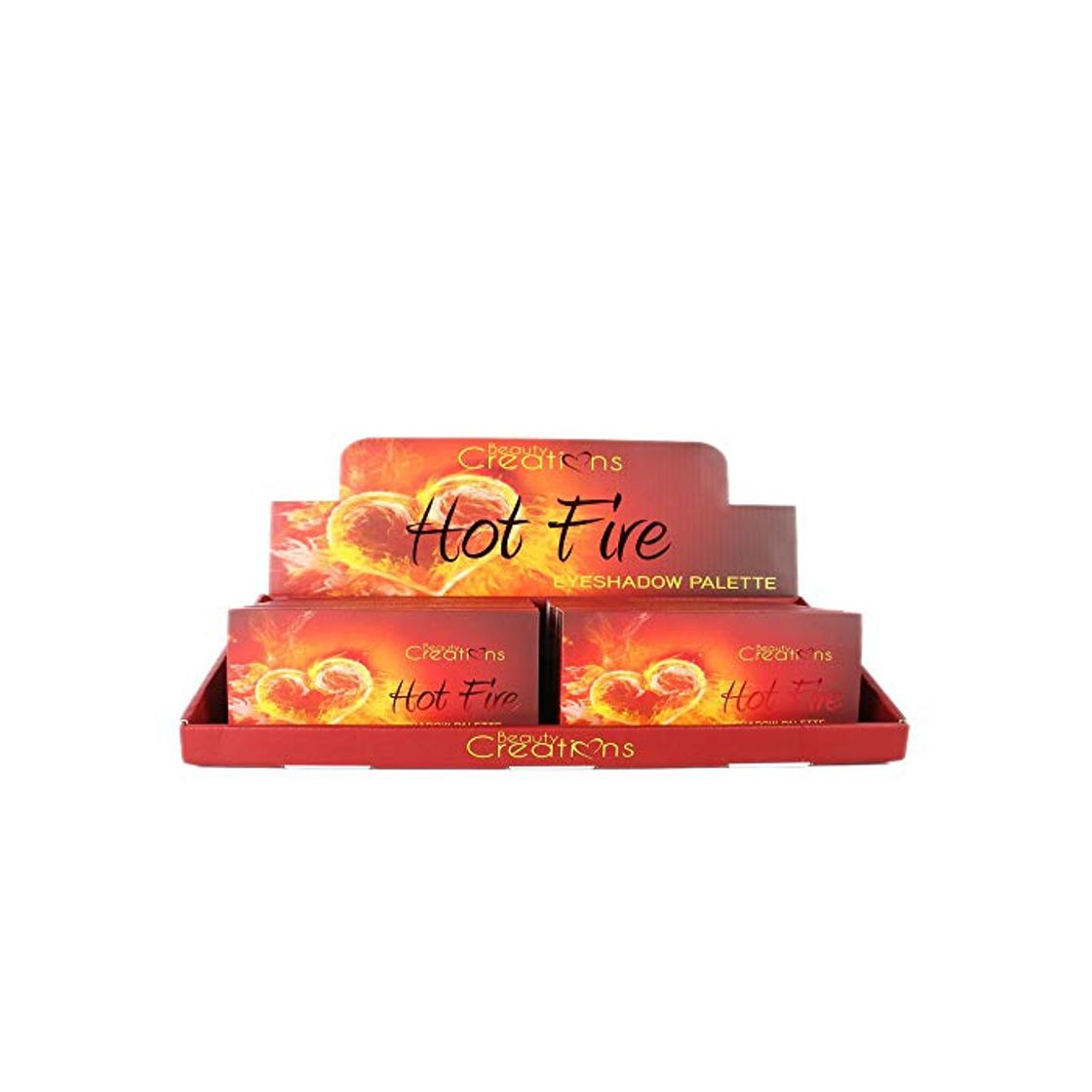 Products BEAUTY CREATIONS Hot Fire Eyeshadow Palette Display Set