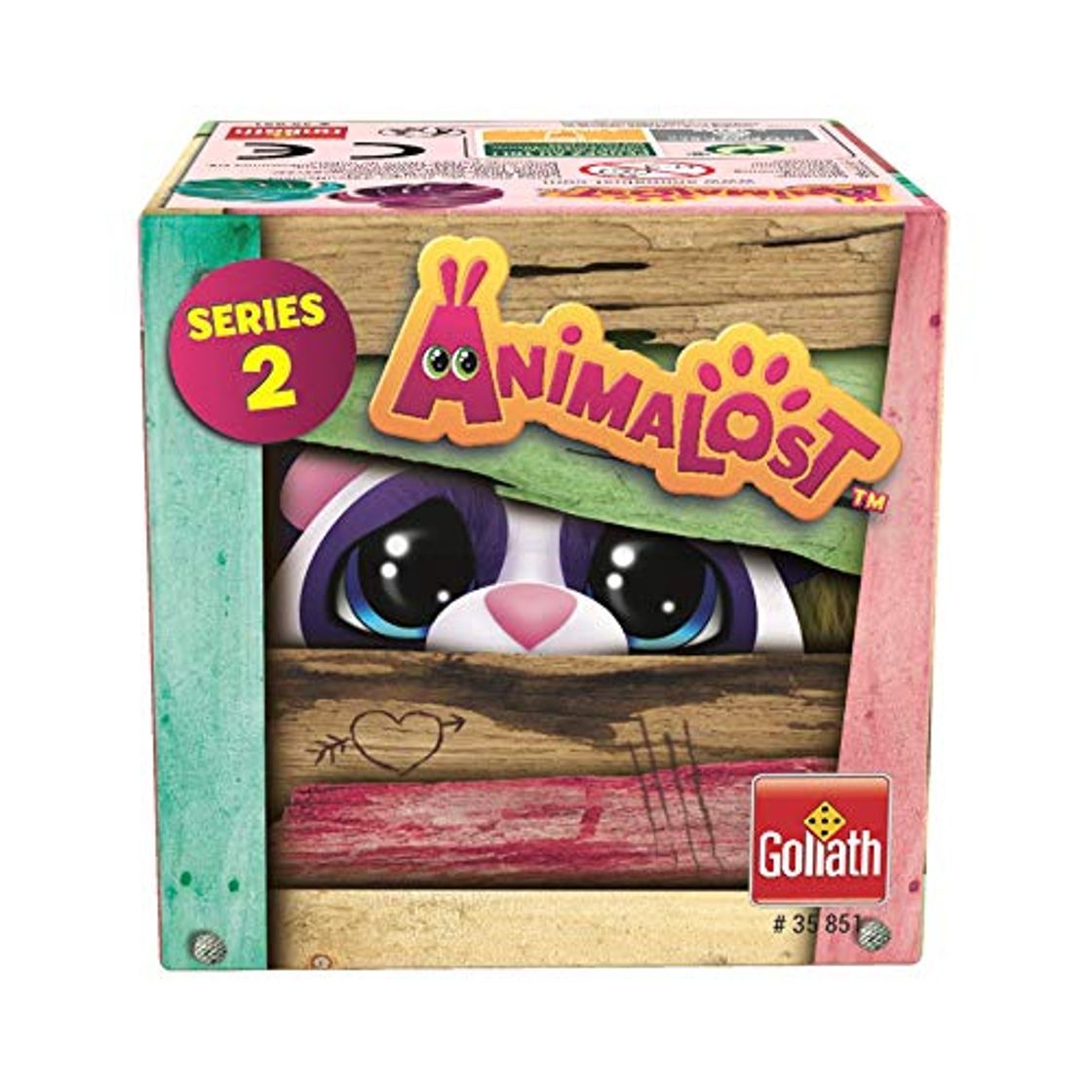 Social Goliath- Animalost Serie 2 Animales Salvajes Coleccionables, Color aleatorio